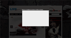 Desktop Screenshot of liveportal.cz